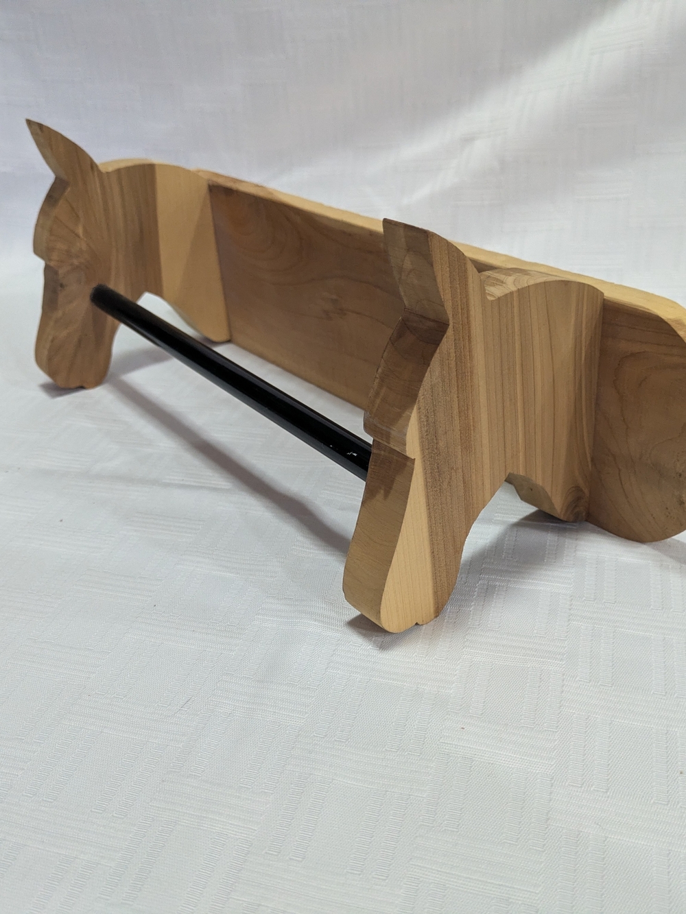 Handcrafted Wooden Horse Head Towel Holder – Rustic Wall Mount Rack